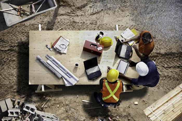 Structure de l'entreprise de construction