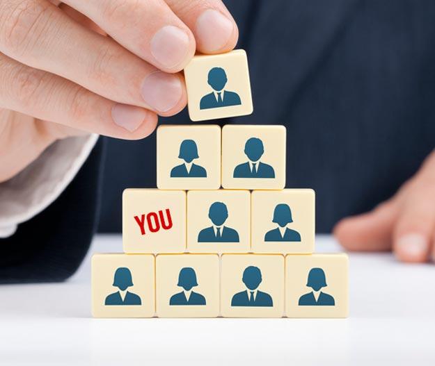 pyramide des clients