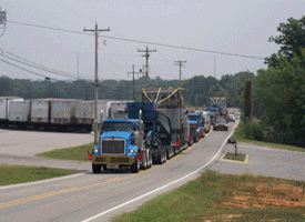 cargaison surdimensionnée