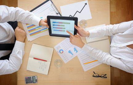 plan d'affaires avec calculs