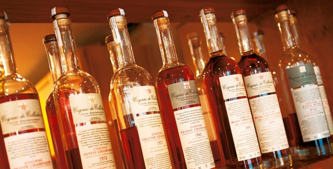 cognac en bouteille