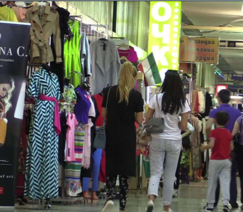 marché du vêtement