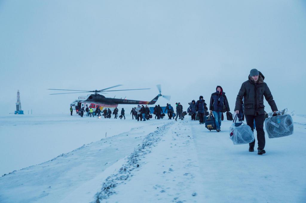 Arrivée des travailleurs postés
