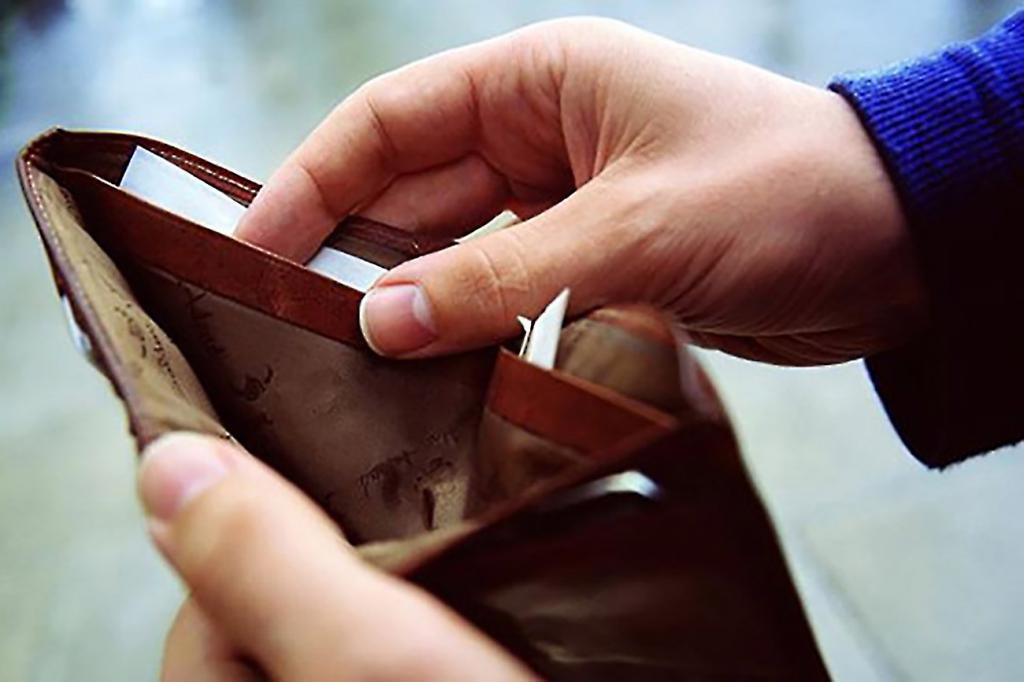 le portefeuille est vide