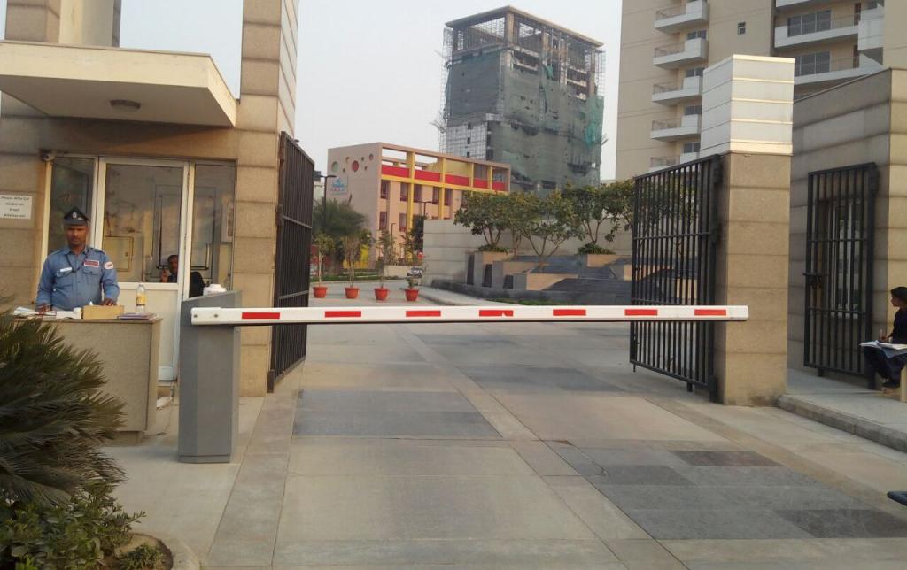 approbation de la barrière dans la zone locale