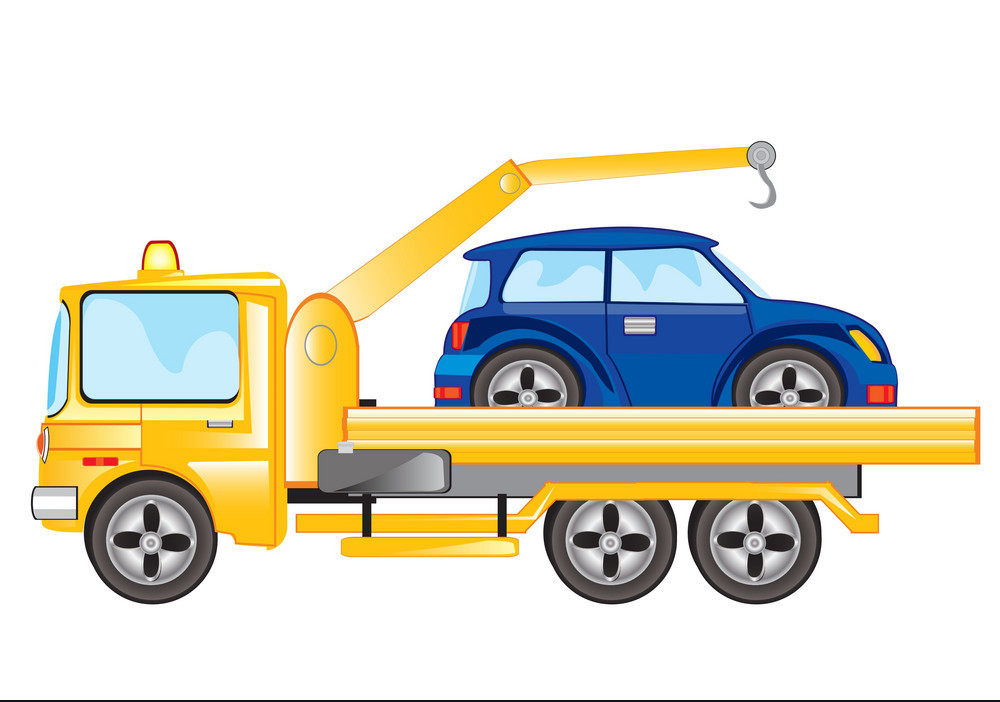 évacuation de la voiture vers le parking pour stationnement incorrect