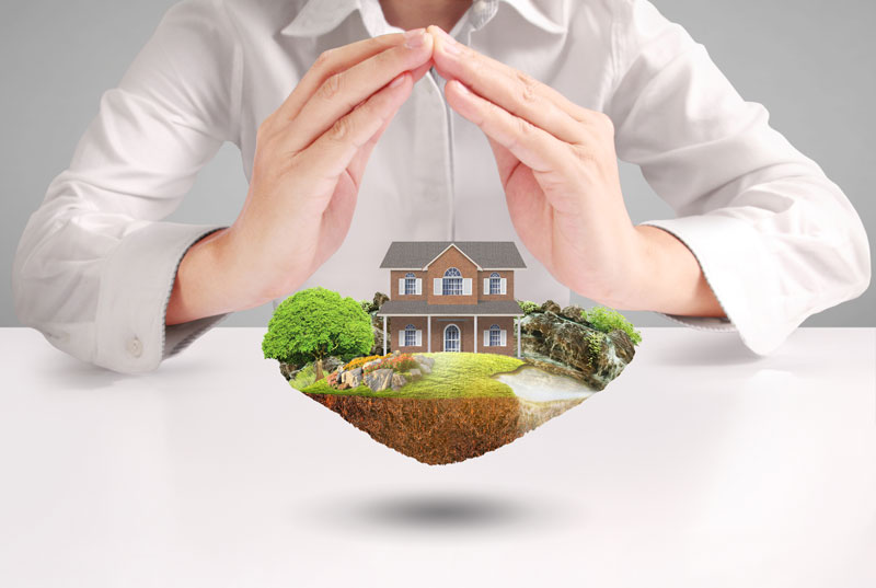 privatisation d'une maison de campagne sur des terrains privatisés