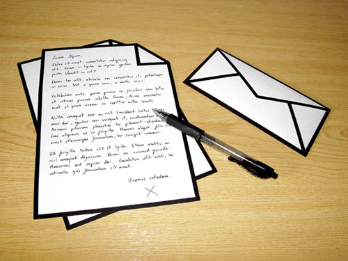 Envoi d'une plainte par lettre