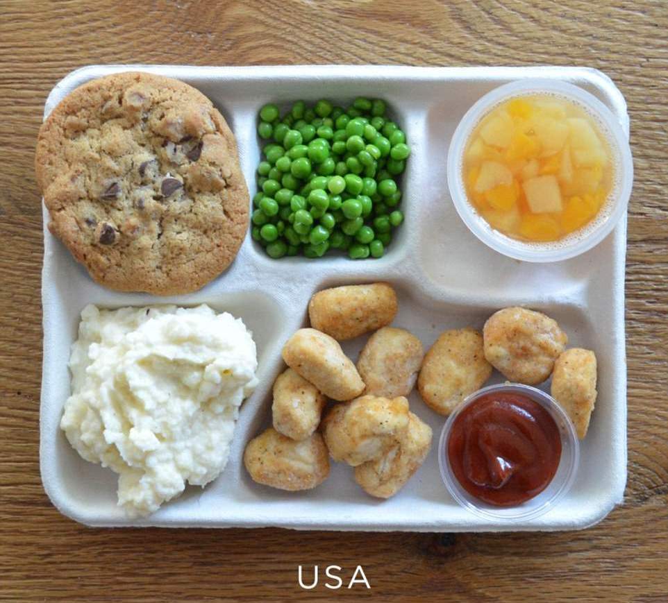 Petit-déjeuner scolaire aux Etats-Unis