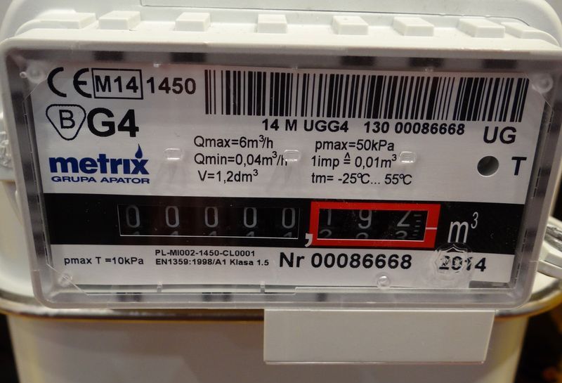 installation de compteurs dans l'appartement