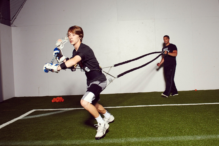 Courir avec des élastiques
