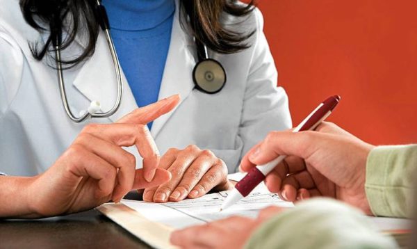 Signature sur la feuille d'invalidité