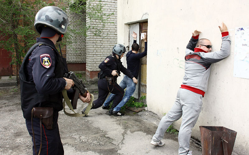 L'arrestation des criminels