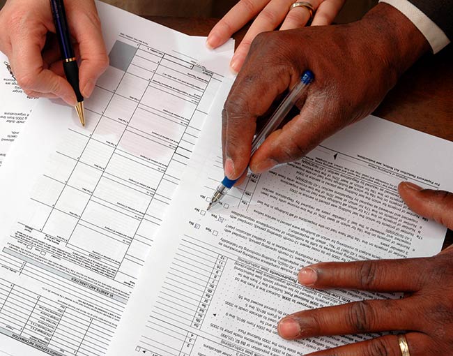 Remplir le formulaire