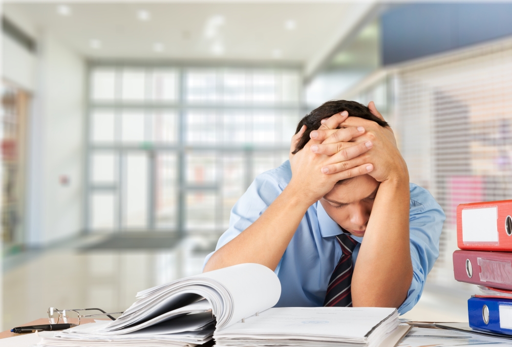 L'homme a fait faillite