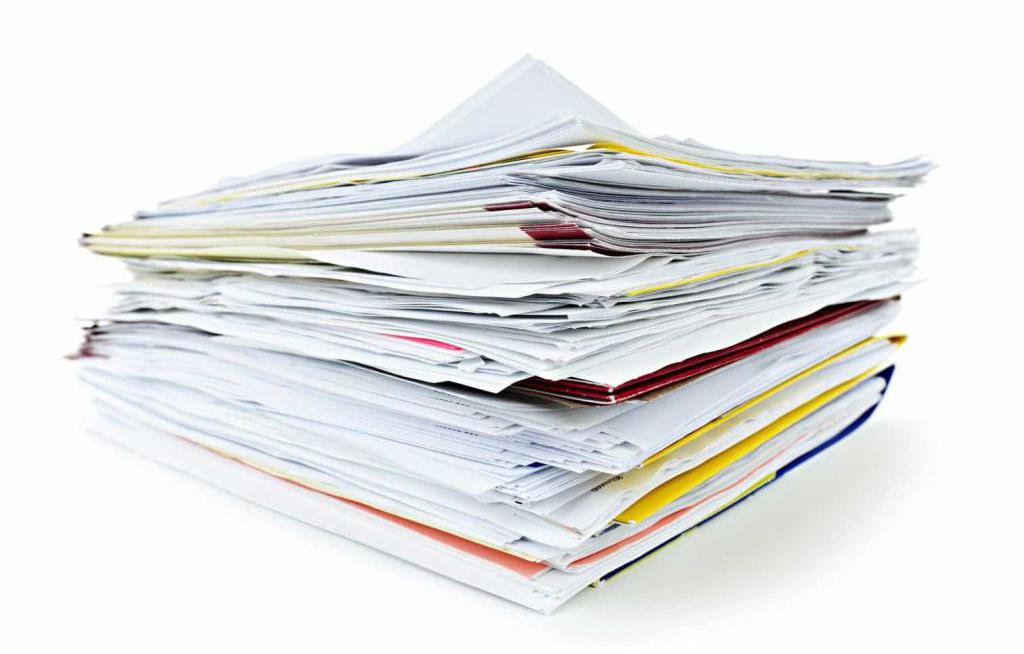 Documents importants