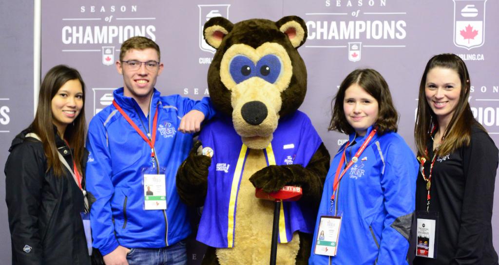 Volontaires d'un événement majeur