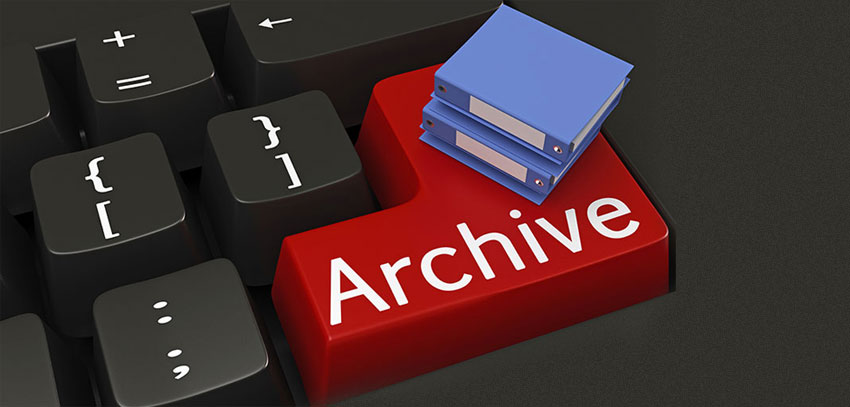 Transfert dans les archives.