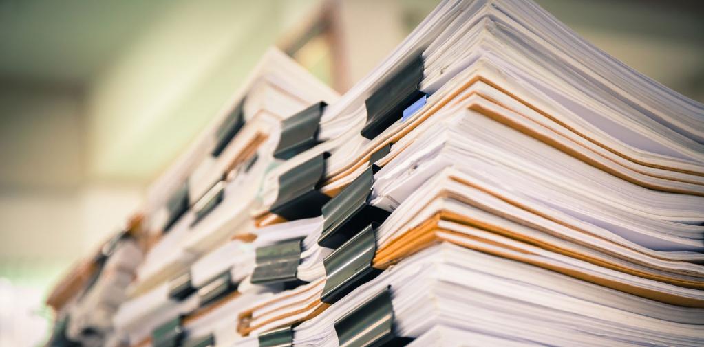 dossiers avec des documents